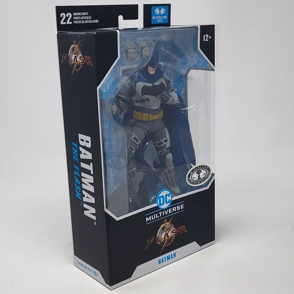 McFarlane DC Multiverse Batman The Flash Movie Blue Grey Chase Platinum Sealed